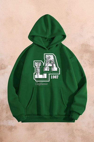 uyguntarz Καλιφόρνια στάμπα oversize φούτερ