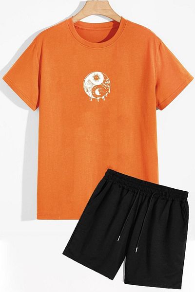 trendypassion Σετ αθλητικής φόρμας T-shirt Ying Yang