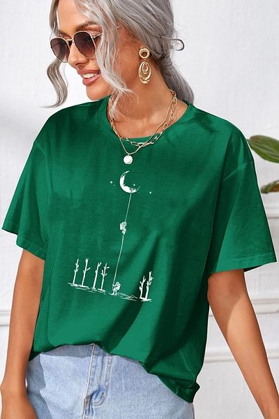 uyguntarz Μπλουζάκι Unisex με θέμα Space - Τυπωμένο