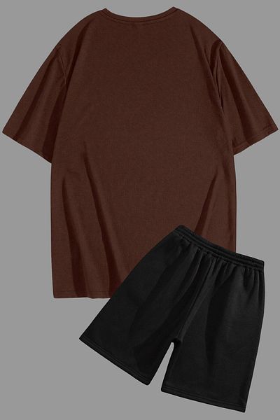 uyguntarz Shorts-Set mit Kafadar-Bären-Print, Unisex