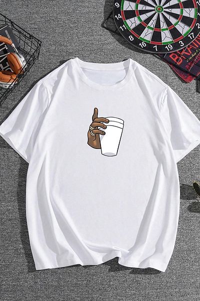 uyguntarz Μπλουζάκι Unisex Tupac Coffee Printed