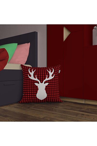 Sakallı 3D Digital Printed Decorative Throw Pillow Cover