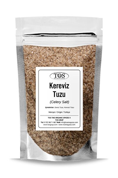 TOS The Organic Spices Kereviz Tuzu 1 Kg (1. KALİTE) Celery Salt