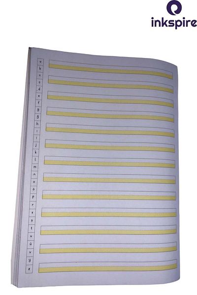 St Morritz دفتر كتابة جميل مقاس A4 مقاس 19x27 سم - 24 ورقة، قطعة واحدة، خط دليل قياسي