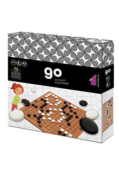 Zetzeka Go (13X13) Ahşap Zeka ve Akıl Oyunu 5 Yaş 2 Oyuncu