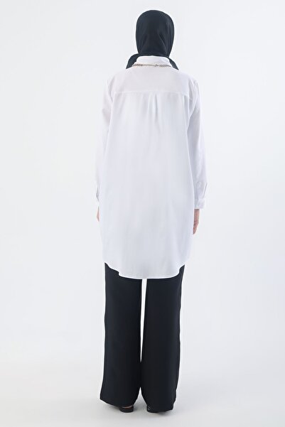 ALLDAY White Plus Size Basic Shirt Tunic
