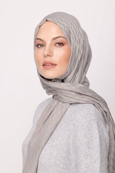VALORSCARF Σάλι με σχέδιο καπνιστό ζακάρ Qoza - 100% άνεση, μη σιδερωμένο ύφασμα