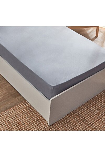Home Box Ferum Micro Jersey Single Fitted Sheet - 90x200+30 cm