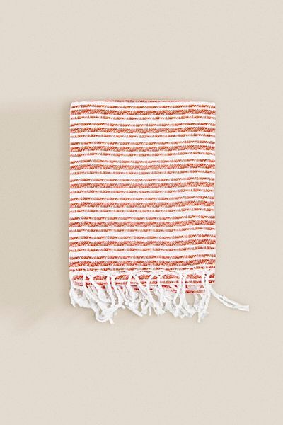 İrya Nil 100% Cotton Peshtemal Coral 90x170