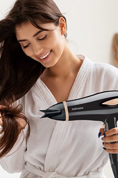 GOLDMASTER Derin 2400 Watt Dc Motor Isı Ve Hız Ayarlı Difüzör Saç Kurutma Makinesi