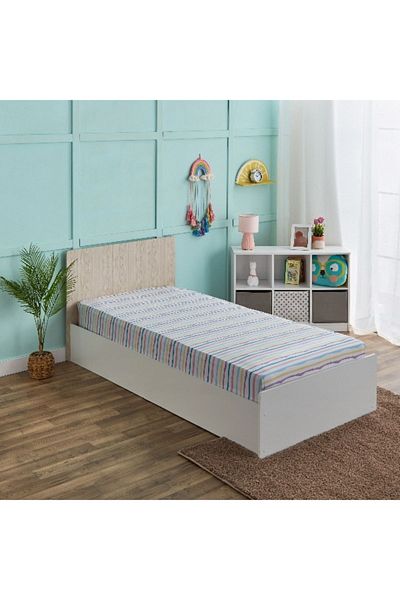 Home Box Hermione Hello Sunshine Single Fitted Sheet - 90x200+25 cm