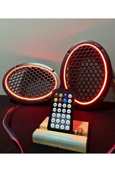 TREND Kumandalı Neon Işıklı Oval Midrange Kapağı 12 Renkli 16 Modlu Oval Midrange Kapağı