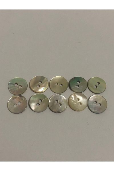 aensia Real Original Mother of Pearl Button Small Size Button 18 Size Mother of Pearl Button - Pack of 10 Buttons
