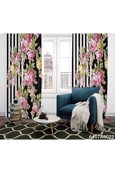 A2ZTR Dijital Baskılı Fon Perde (İKİ KANAT)