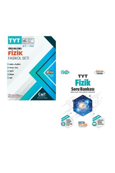 Çap Yayınları Çap Tyt Fizik Video Anlatımlı Fasikül Seti Ve Soru Bankası