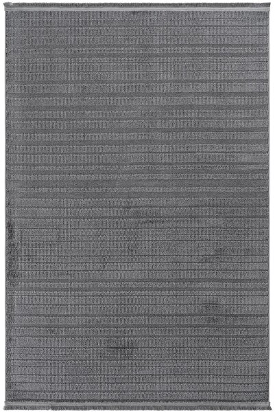 Cool Halı Newyork 3104 Antrasit Yumuşak Tuşeli Halı Kilim Salon Koridor Yollu...