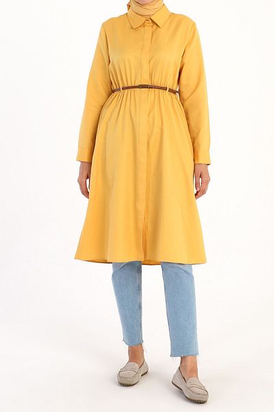 ALLDAY Yellow Belt Shirt Tunic