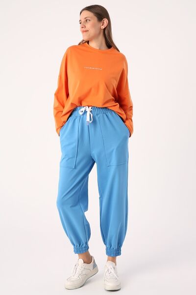 ALLDAY Saks Büyük Cep Detaylı Eşofman Altı