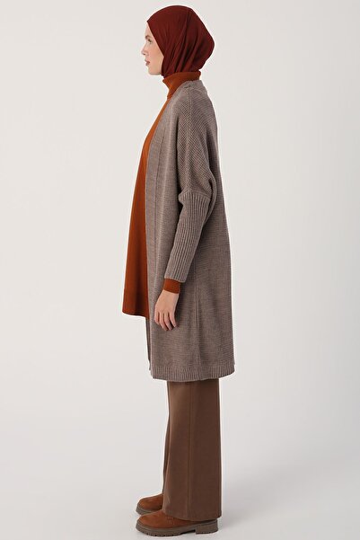 ALLDAY Πλεκτή ζακέτα με ανοιχτό μπροστινό μανίκι βιζόν