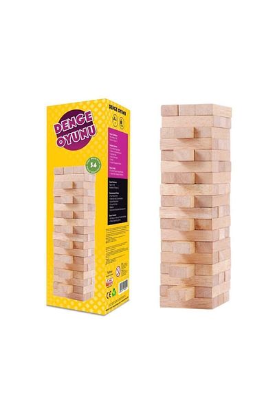 Zetzeka Wooden Balance Game 54 Pieces 3 Years 2 Players