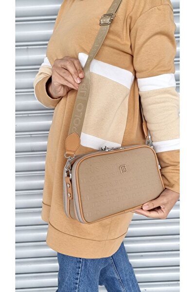 Just Polo حقيبة كتف نسائية بحزام طويل قابل للتعديل مكونة من 5 أقسام من Colors...