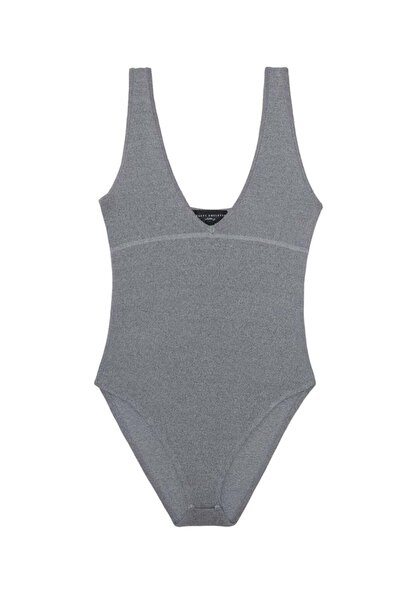 Beauty Omelette V Yaka Kolsuz Triko Bodysuit