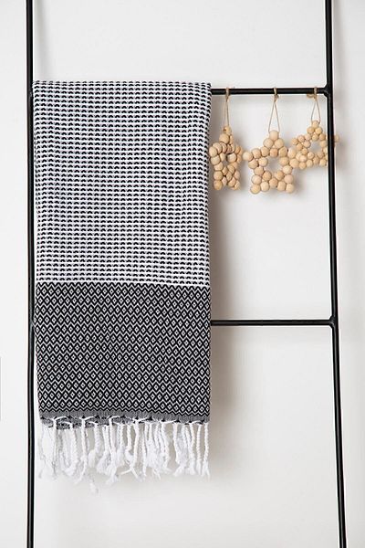 İrya Mia 100% Cotton Peshtemal Μαύρο 90x170