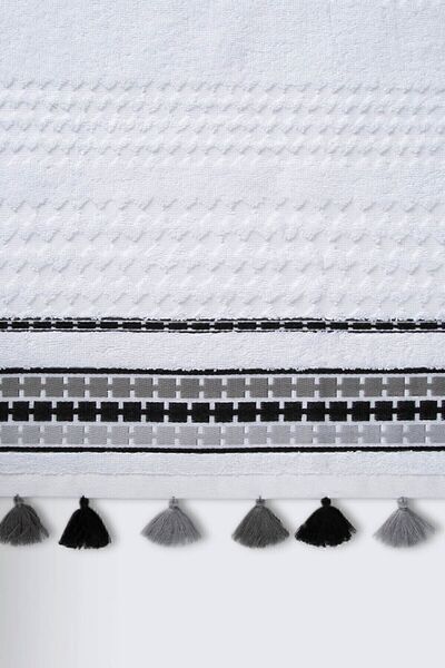 İrya Gray Coplin Jacquard Towel 50x90