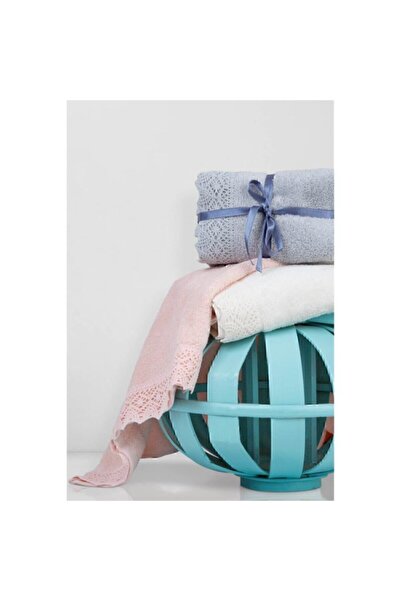 İrya Lacy 100% Cotton Bath Towel Powder 90x150