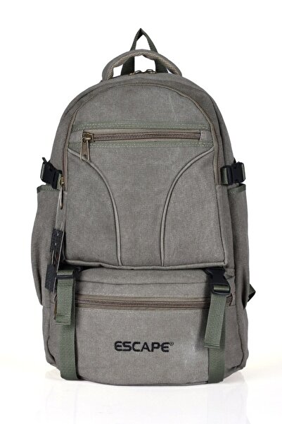ESCAPE 501 Unisex Khaki Mountaineer Waterproof Canvas Fabric Outdoor Backpack