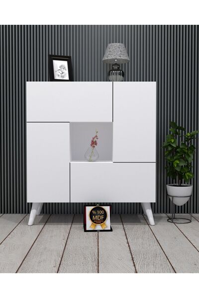 KONAK EV EŞYALARI Steady Çok Amaçlı Dolap,%100 MDF,Kolay Kurulum