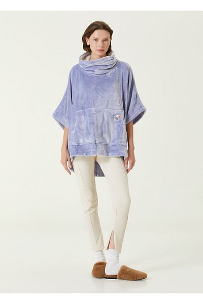 İrya Es Parla Ruby Poncho Blue Oversize
