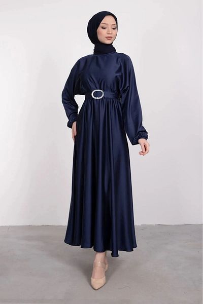 HB MODA COLLECTİON Σατέν Φόρεμα
