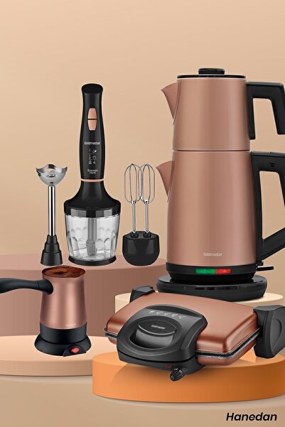 GOLDMASTER In-6702 Hanedan Ceyız Setı Gold