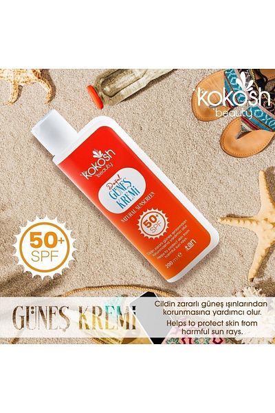 Kokosh Beauty Natural Sunscreen 50 Spf (200 Ml)