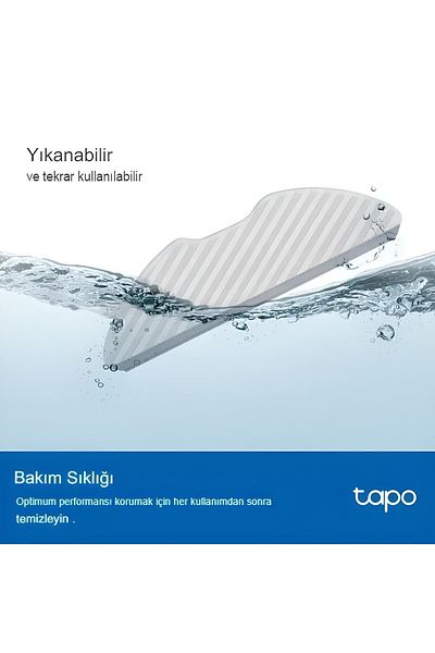 TP-LINK Tapo Robot - Vacuum Yikanalı Mop Cloth Rva300