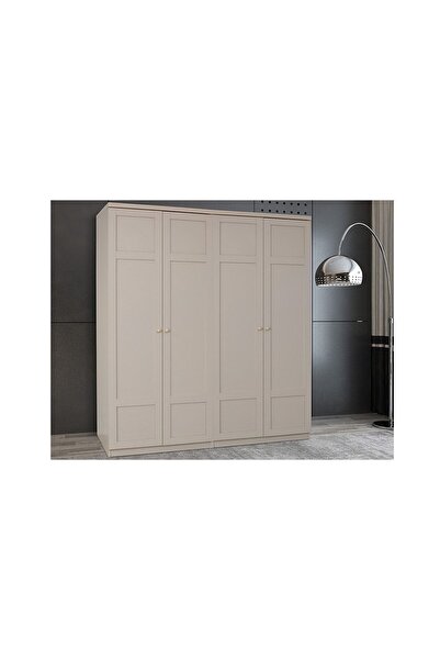 CaddeYıldız Vista Vizon Gardrop - 4 Kapılı