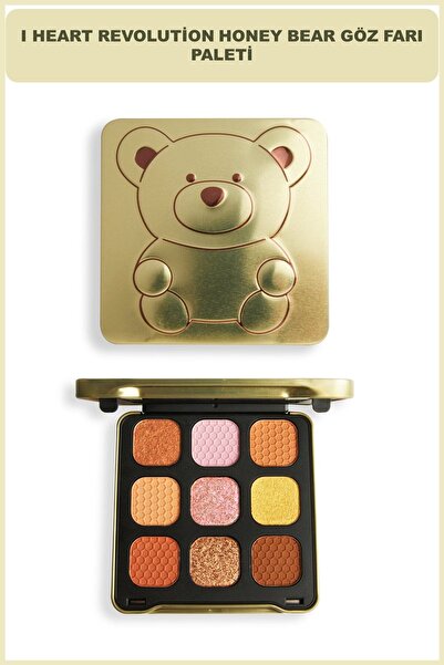 I HEART REVOLUTION Honey Bear Eyeshadow Palette Ayıcık Far Paleti