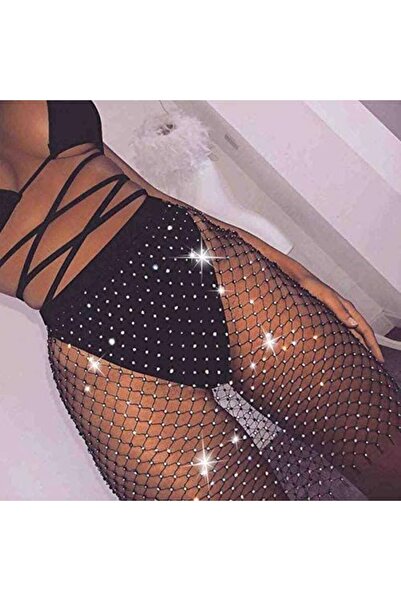 MATHILDA Kristal Taşlı Mini Etek File