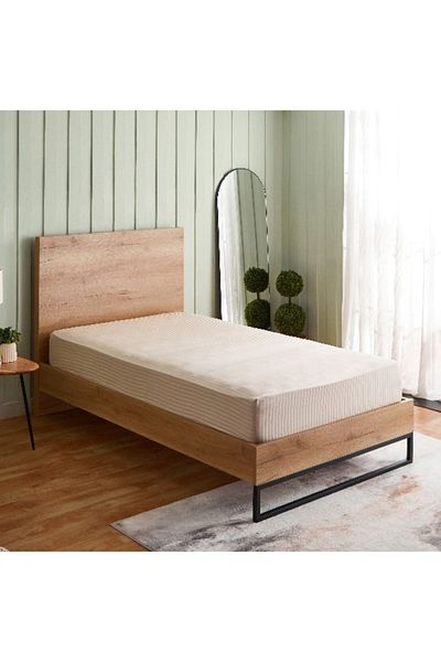 Home Box Hamilton Single BCI Fitted Sheet - 90x200+30 cm