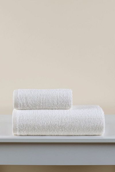 İrya Σετ πετσετών Harmony Premium 2 τεμαχίων 100% βαμβακερό εκρού - 50x90/70x140