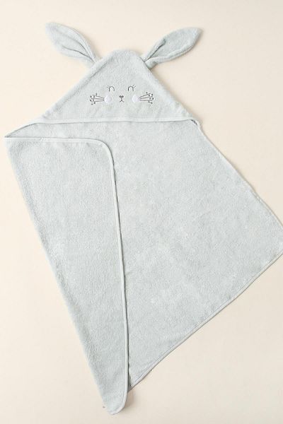 İrya Mint Colored Bunny Patterned Baby Swaddle - 75x75