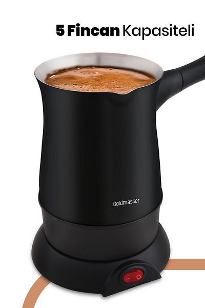 GOLDMASTER Gm-7380 Pleasant Chat Coffee Set Black