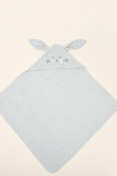İrya Mint Colored Bunny Patterned Baby Swaddle - 75x75