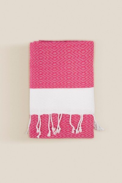 İrya Dila 100% Cotton Peshtemal Pink 90x170