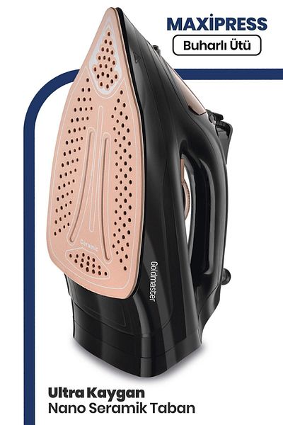 GOLDMASTER Maxipress Iron GM-7613G with Steam 2200W
