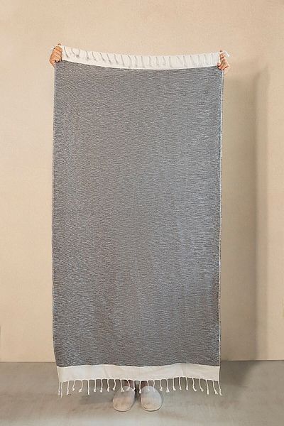 İrya Sare 100% βαμβάκι Peshtemal Grey 90x170