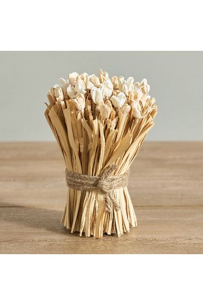 Home Box Miley Hand Tied Harvest Bunch with Sola Flower - 18 cm