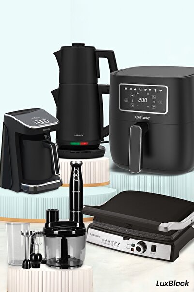 GOLDMASTER LuxBlack 27 Parça Airfryer Sıcak Hava Fritöz Avantajlı Elektronik ...
