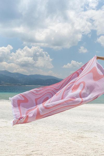 İrya Solora 100% Cotton Peshtemal Pink 90x170